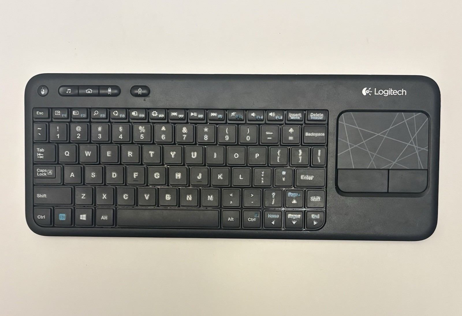 Logitech Wireless K400r Keyboard Receiver Excellent Woking Condition