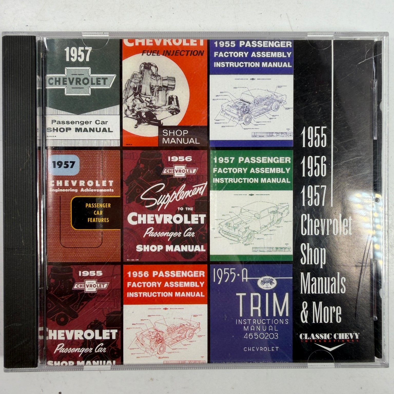 Classic Chevy 1955-1957 Chevrolet Shop Manuals CD-ROM PC
