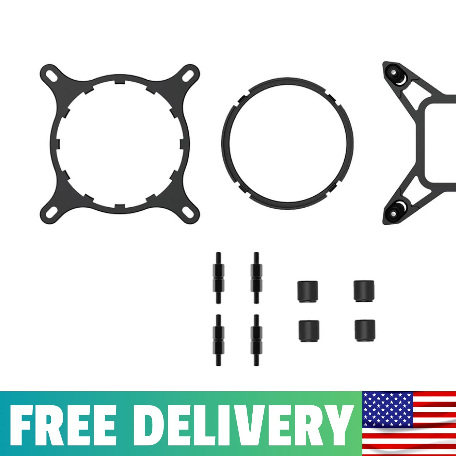 Intel Retention Kit for -Based Liquid Coolers – Kit with  Finish Plus Easy