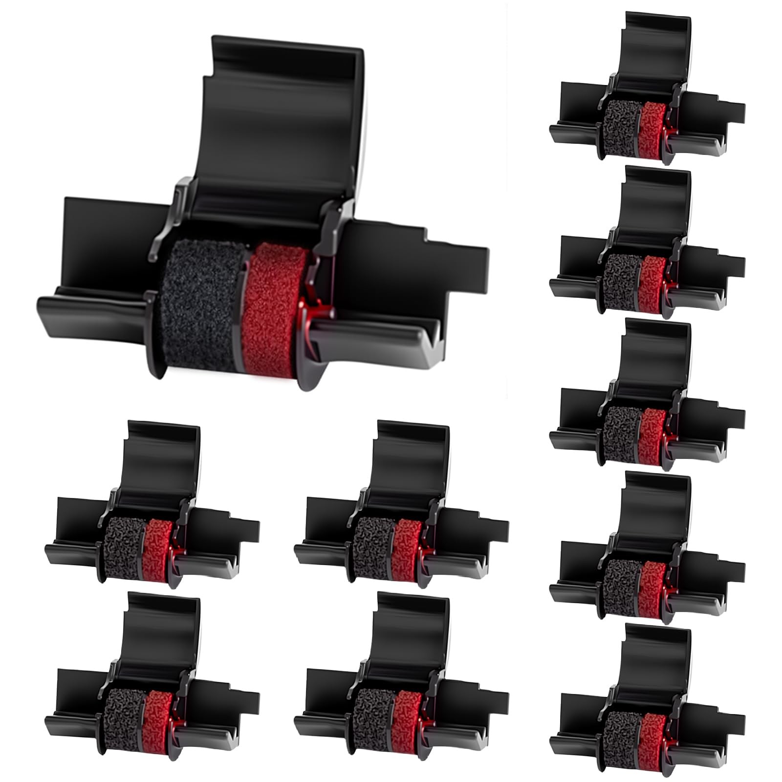 10 Pack IR40T IR40T Compatible Calculator Ink Roller Ribbon