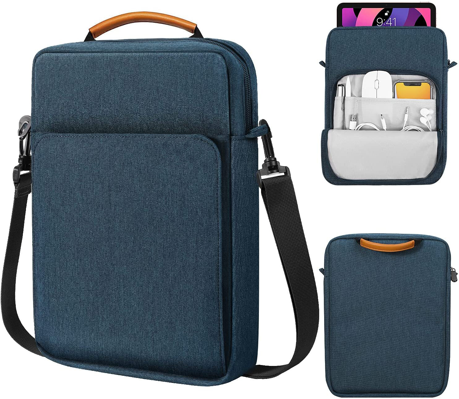 Tablet Handbag Crossbody Bag - Smooth Handbag for both Samsung and Apple