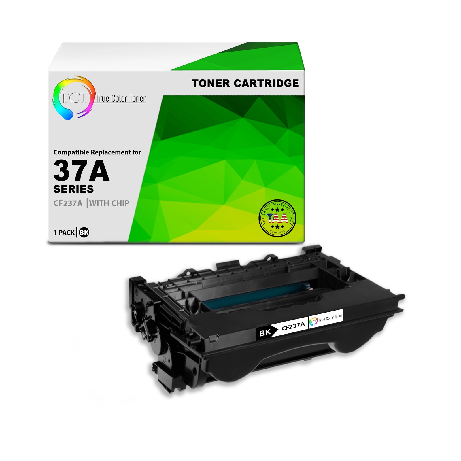 TCT CF237A TAA Compliant Toner Cartridge Replacement for HP CF237A - 37A