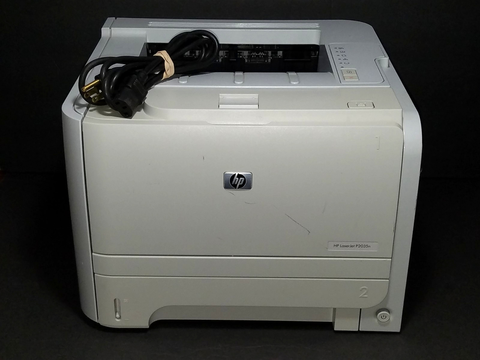 HP LaserJet P2035n Monochrome Laser Printer (Pages: 9K) w/ Toner *WORKS GREAT*