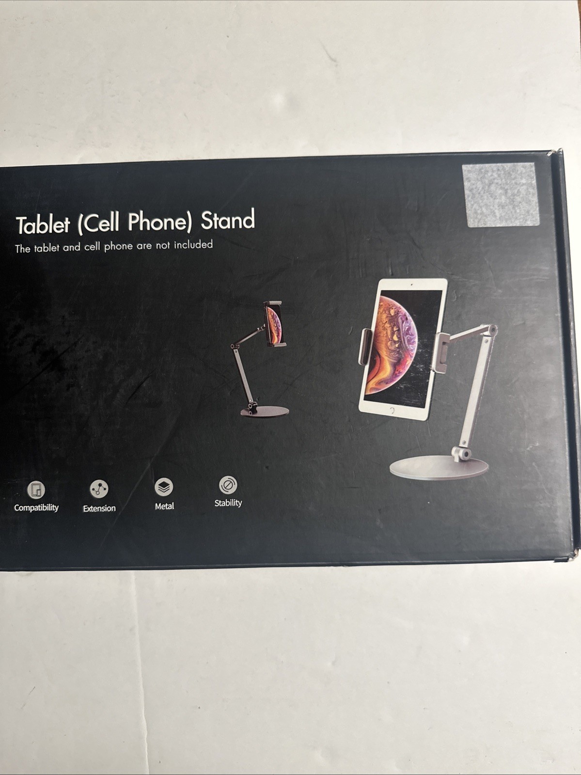 Viozon Tablet (Cell Phone) Stand, model AP-7L, White, metal, new in box