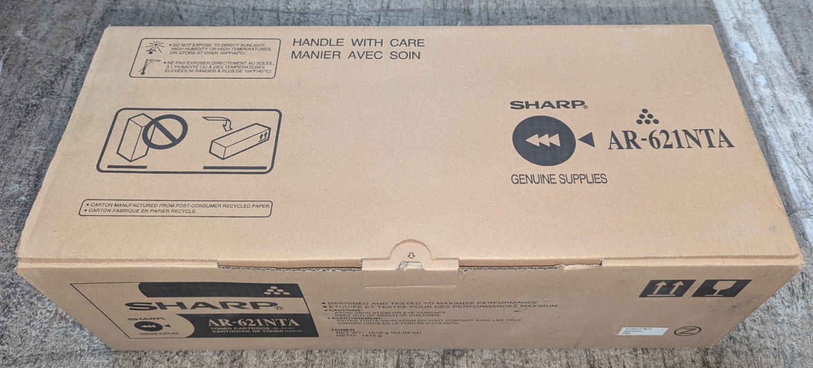 Genuine Sharp AR-621NTA Black Toner Cartridge AR-M550/550N/550U/620/700 MX-M620