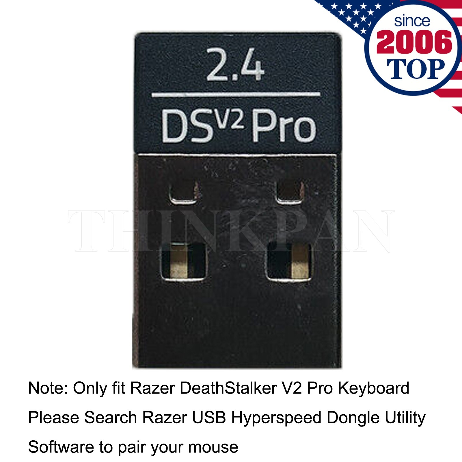 Dongle Receiver USB Adaper for Razer DeathStalker V2 Pro 104 Keys Keyboard