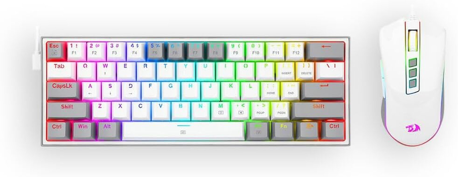 - RD-S131 Wired Combo Wired 60% Mechanical Keyboard + Wired Gaming Mouse Max 124