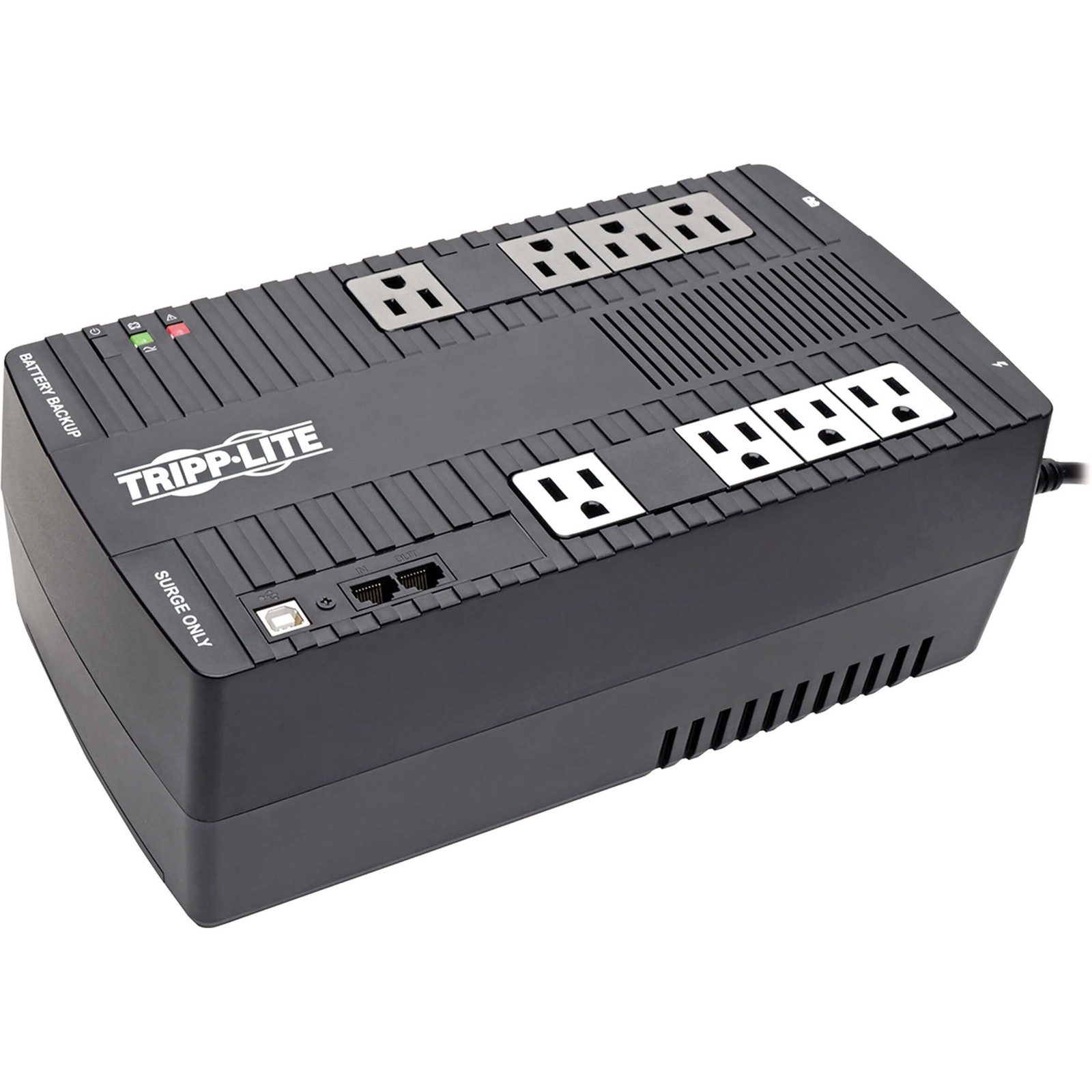 Tripp Lite AVR550U_3 550VA 300W UPS Battery Backup 120V Black