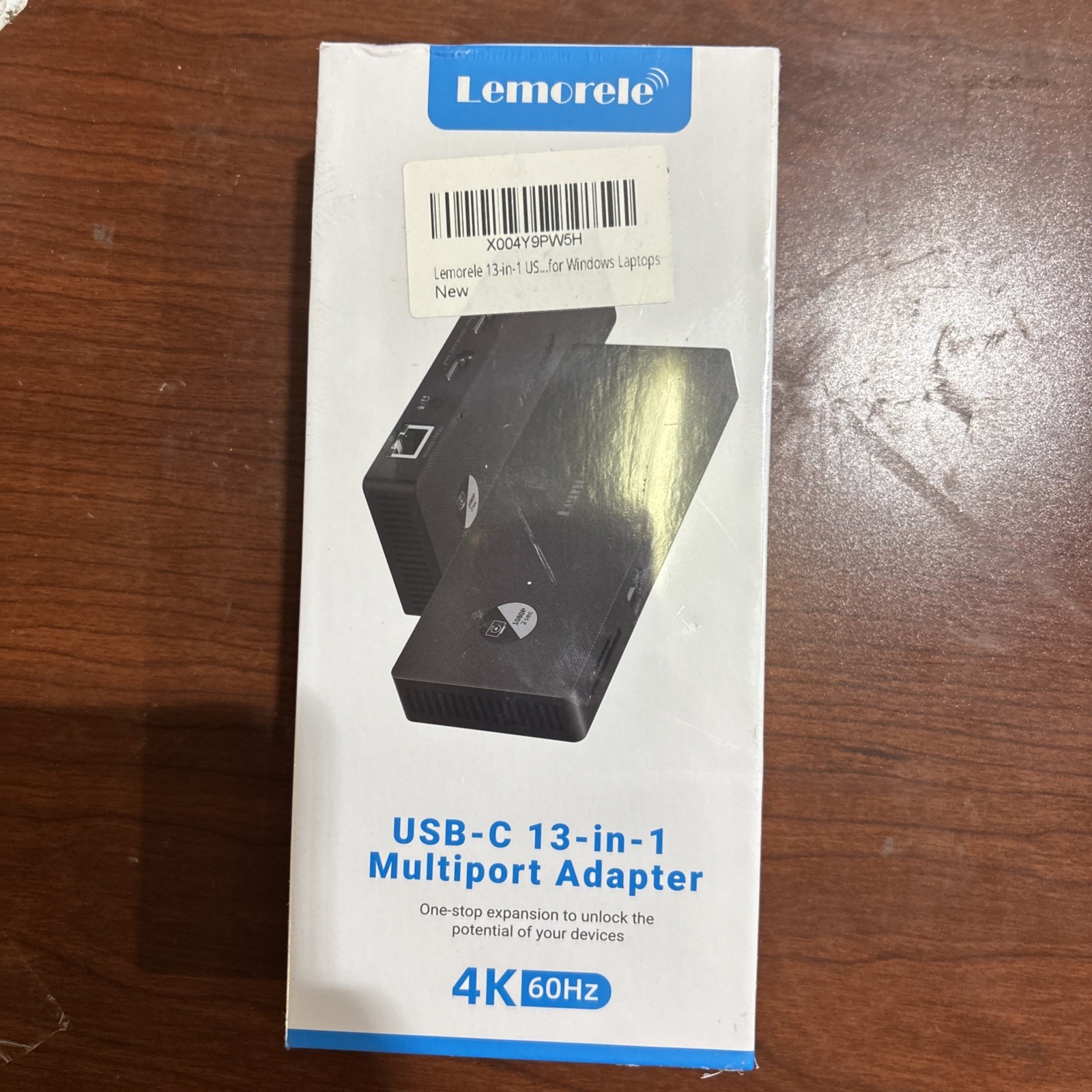 Lemorele TC500 13-in-1 USB-C Docking Station 4K 60Hz HDMI DP 100W PD Ethernet