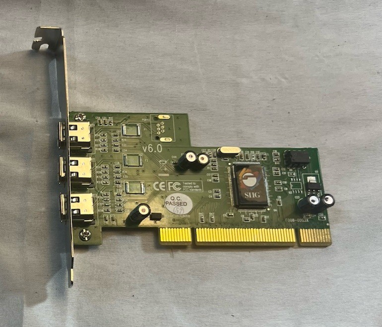SIIG 3-Port FireWire IEEE 1394 PCI Adapter Card (NN-400012-S8)