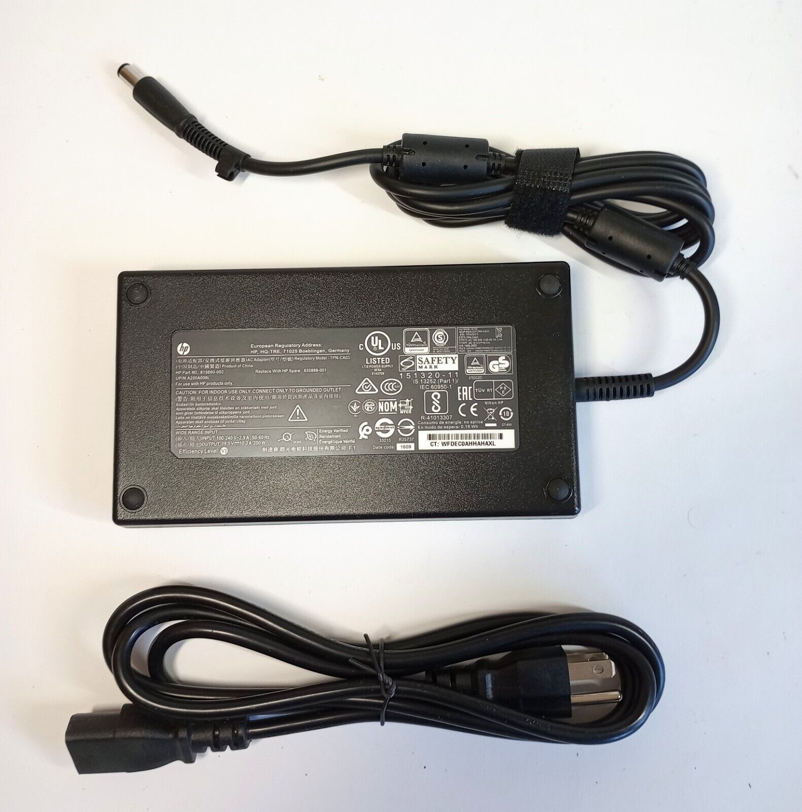 Original OEM 200W HP ZBook 17 G4 TPN-CA03 815680-002 835888-001 Slim AC Adapter