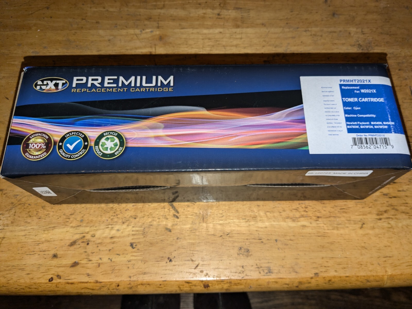 NEW-NXT Cyan Premium Replacement Non-OEM Cartridge PRMHT2021X for W2021X