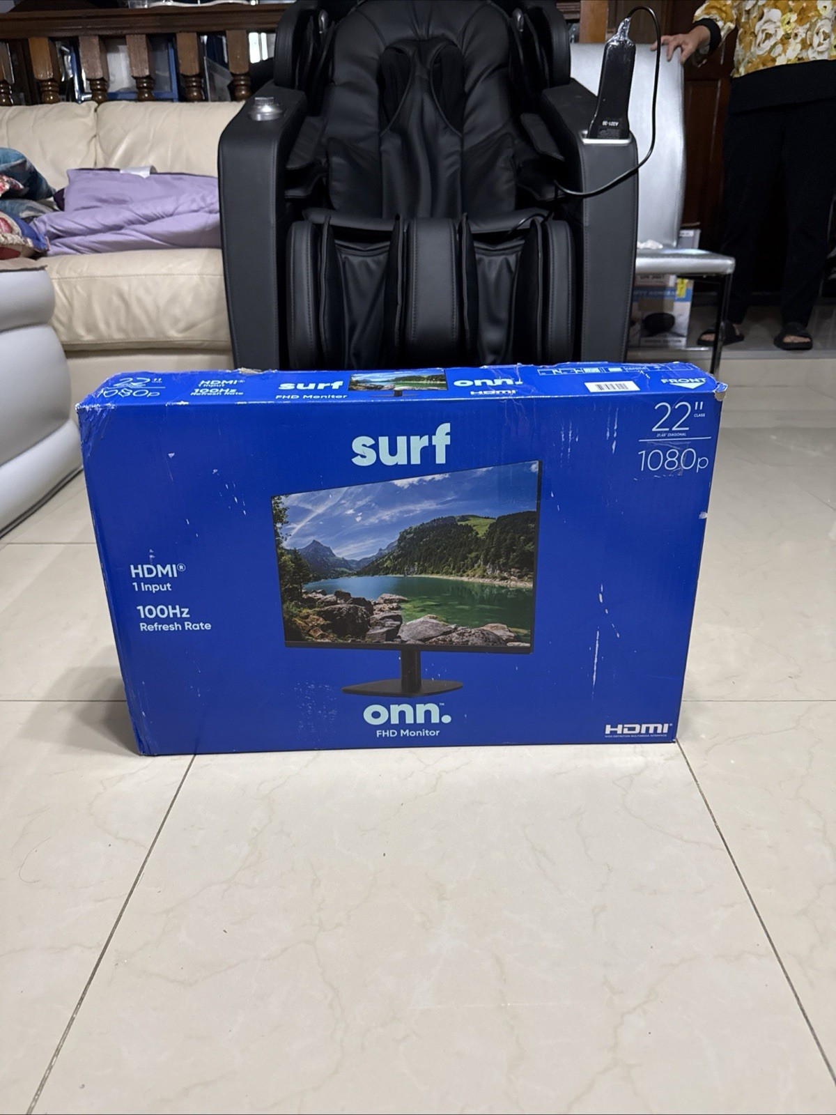 onn. 22" FHD (1920 x 1080p) 100hz 100140681 *OPEN NEW CONDITION*