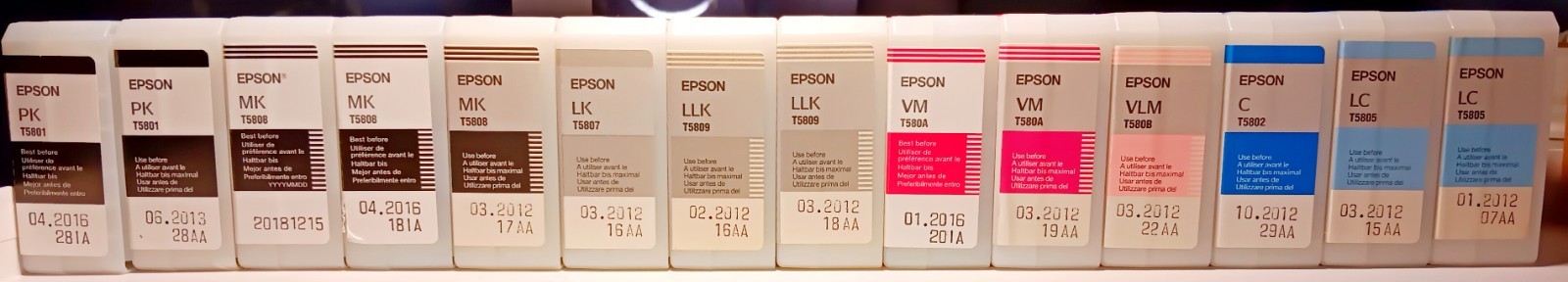 14x EMPTY  Epson Printer Cartridge -Epson 3800/3880 OEM Excellent Condition