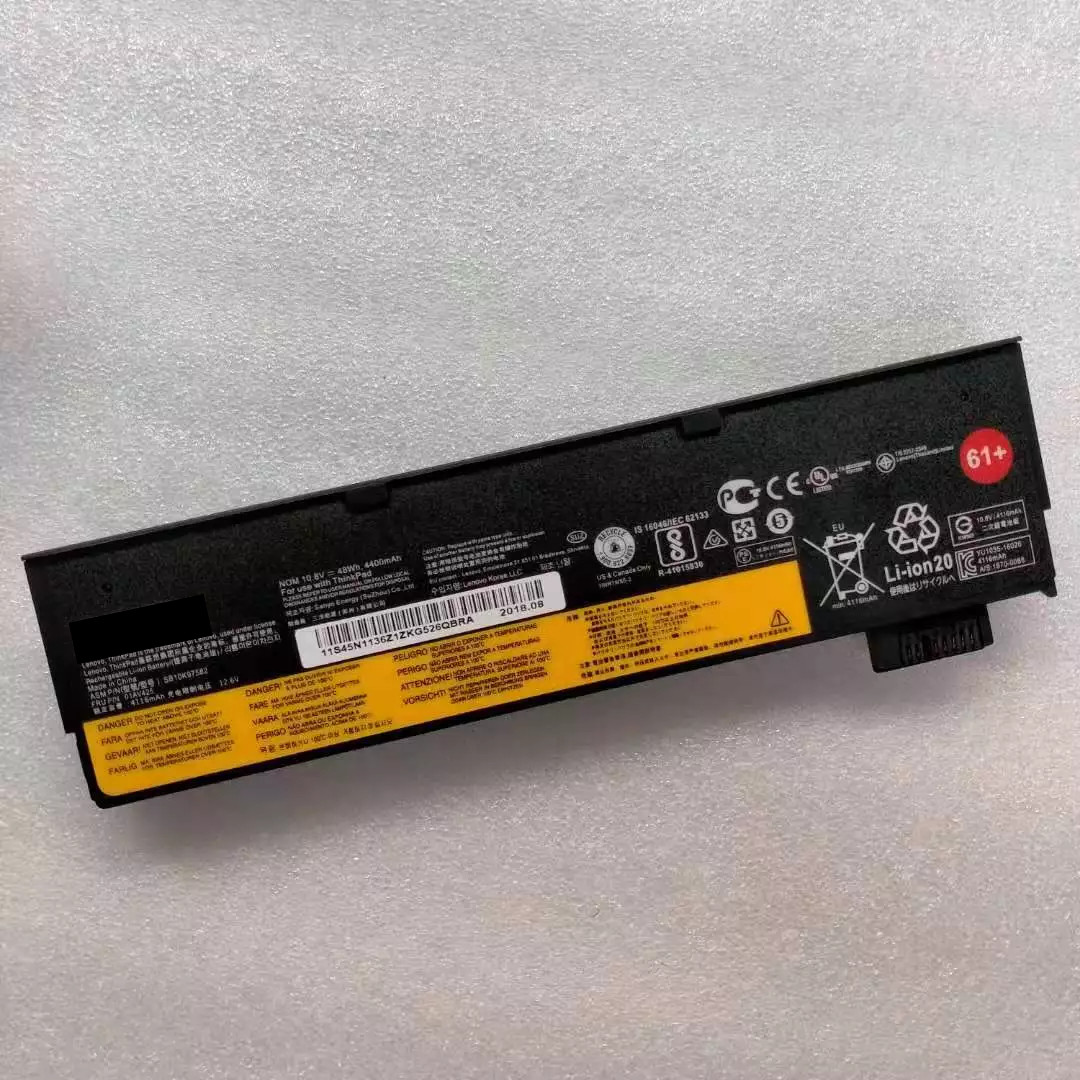 NEW 10.8V 01AV425  Battery for ThinkPad T470 T480 T570 01AV423 48Wh 61+