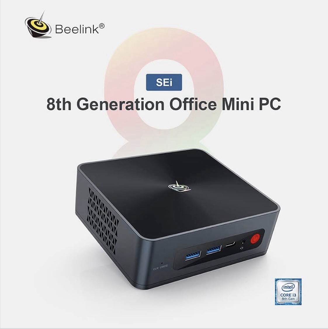 Beelink SEi8 Mini PC Intel Core i3-8109U 16GB RAM 500GB NVMe SSD Windows 11