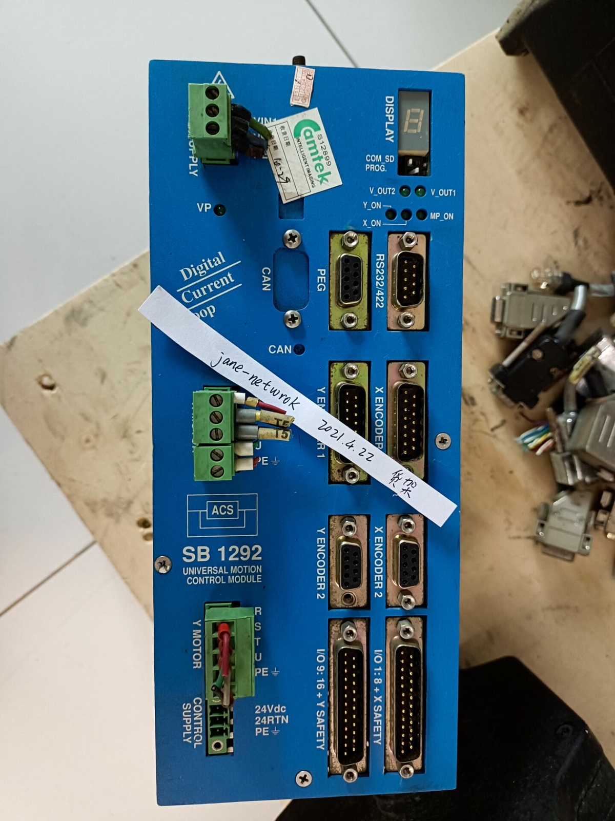 Actual Stock 1pc USED ACS-TECH80 SB1292 (by DHL or Fedex 90days warranty)