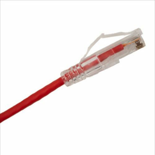 Cat 6a Ethernet Cable - Slim Cat 6A, UTP - 7 Foot Red