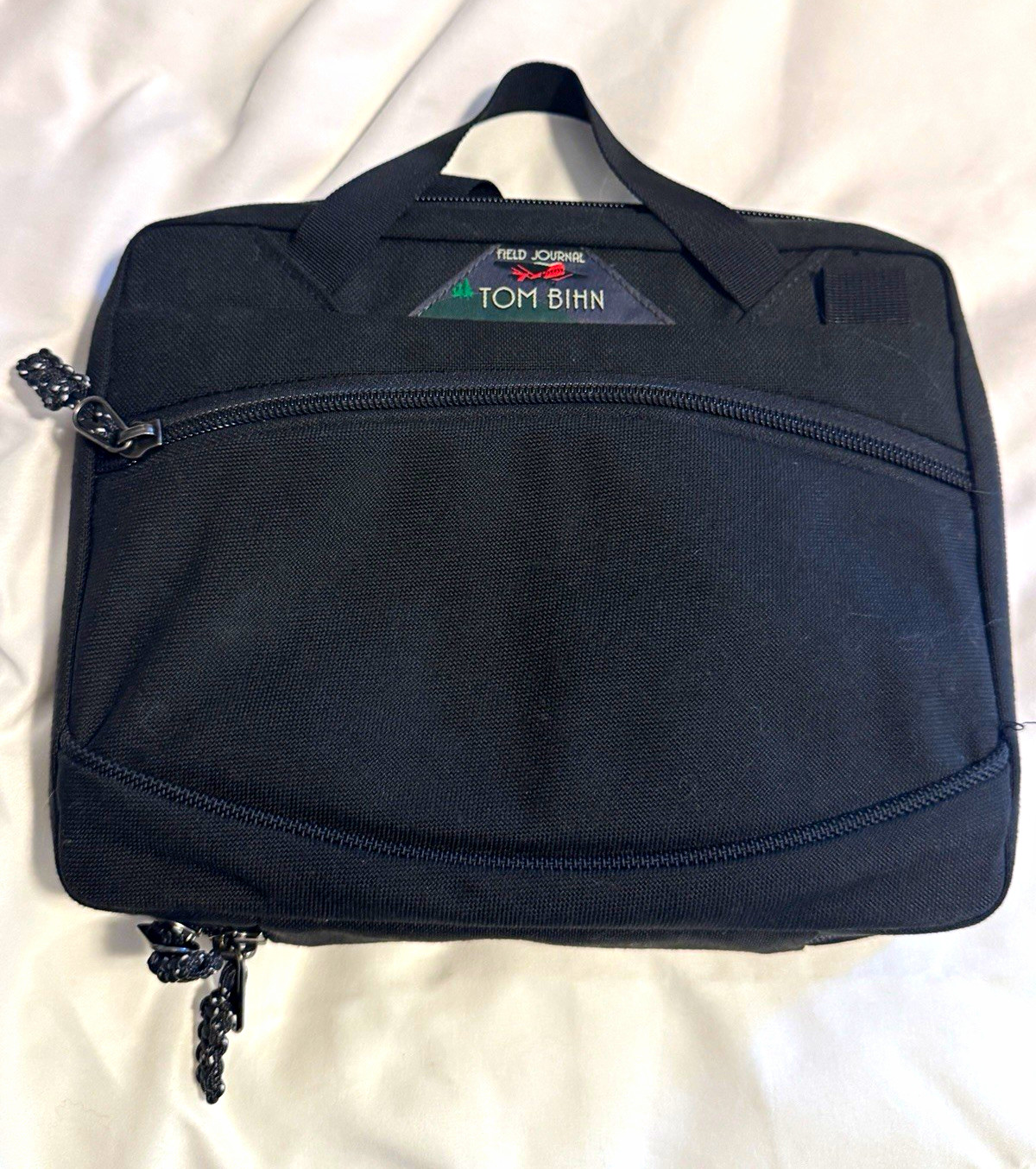 Tom Bihn Field Journal Black Nylon Padded Briefcase