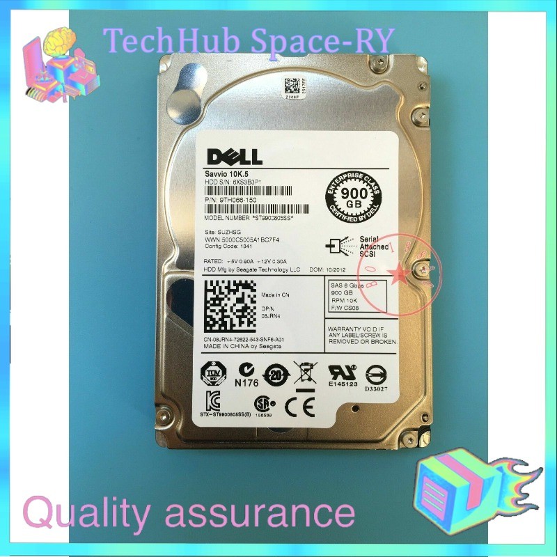 Dell 8JRN4 ST9900805SS 900GB 10K SAS 2.5″ SAS HDD Hard Drive