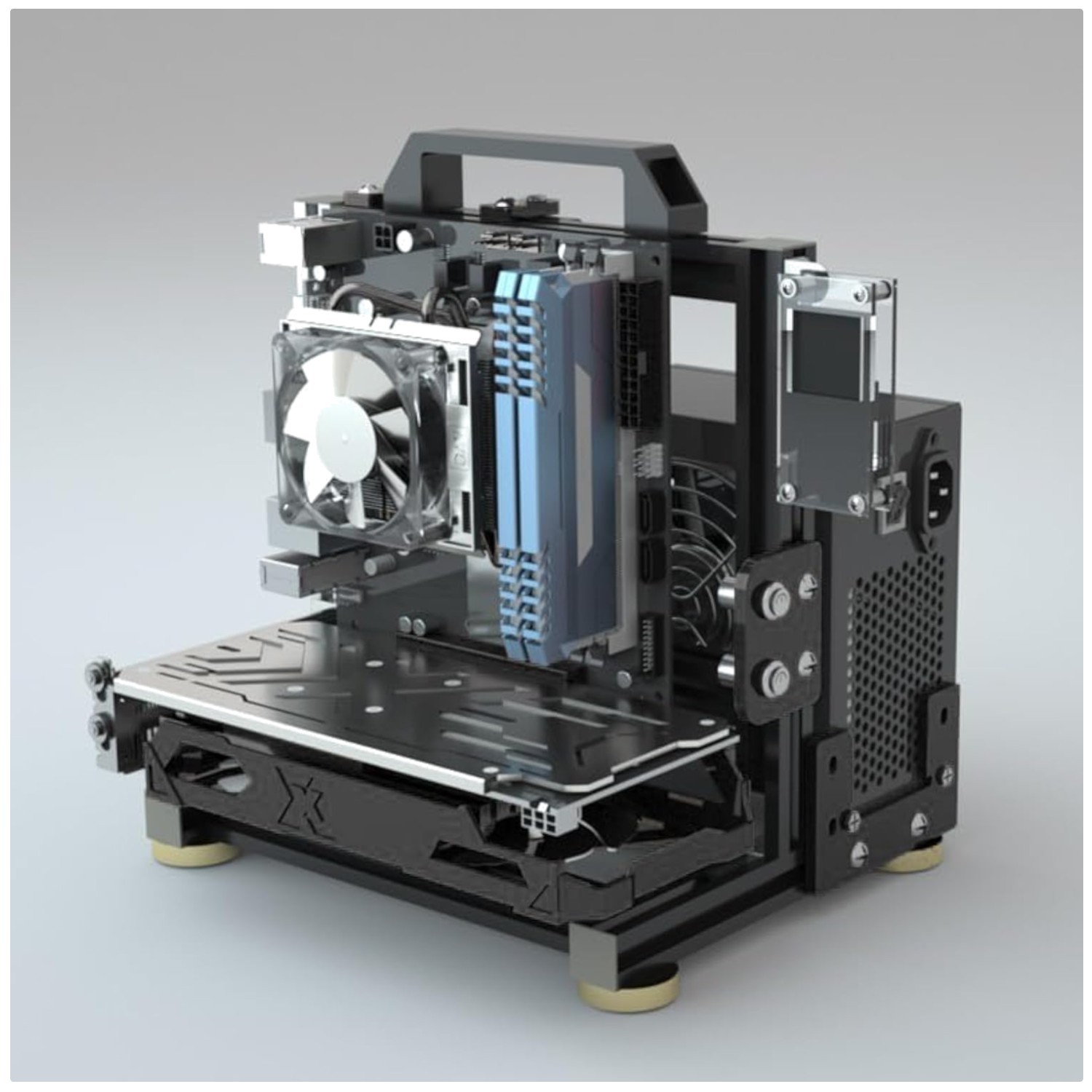 Aluminum Chassis for PC Motherboard