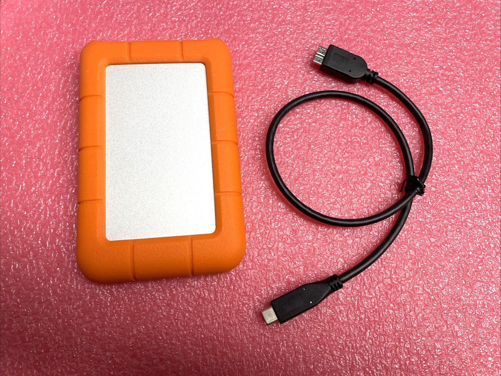 EXCELLENT LaCie - Rugged 1TB External Portable Hard Drive.