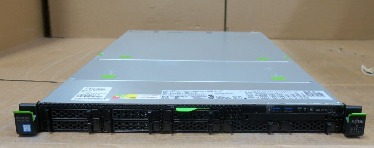 Fujitsu Primergy RX2530 M4 2x 8-Core Silver 4110 288GB RAM 4x 2.5" Bay 1U Server