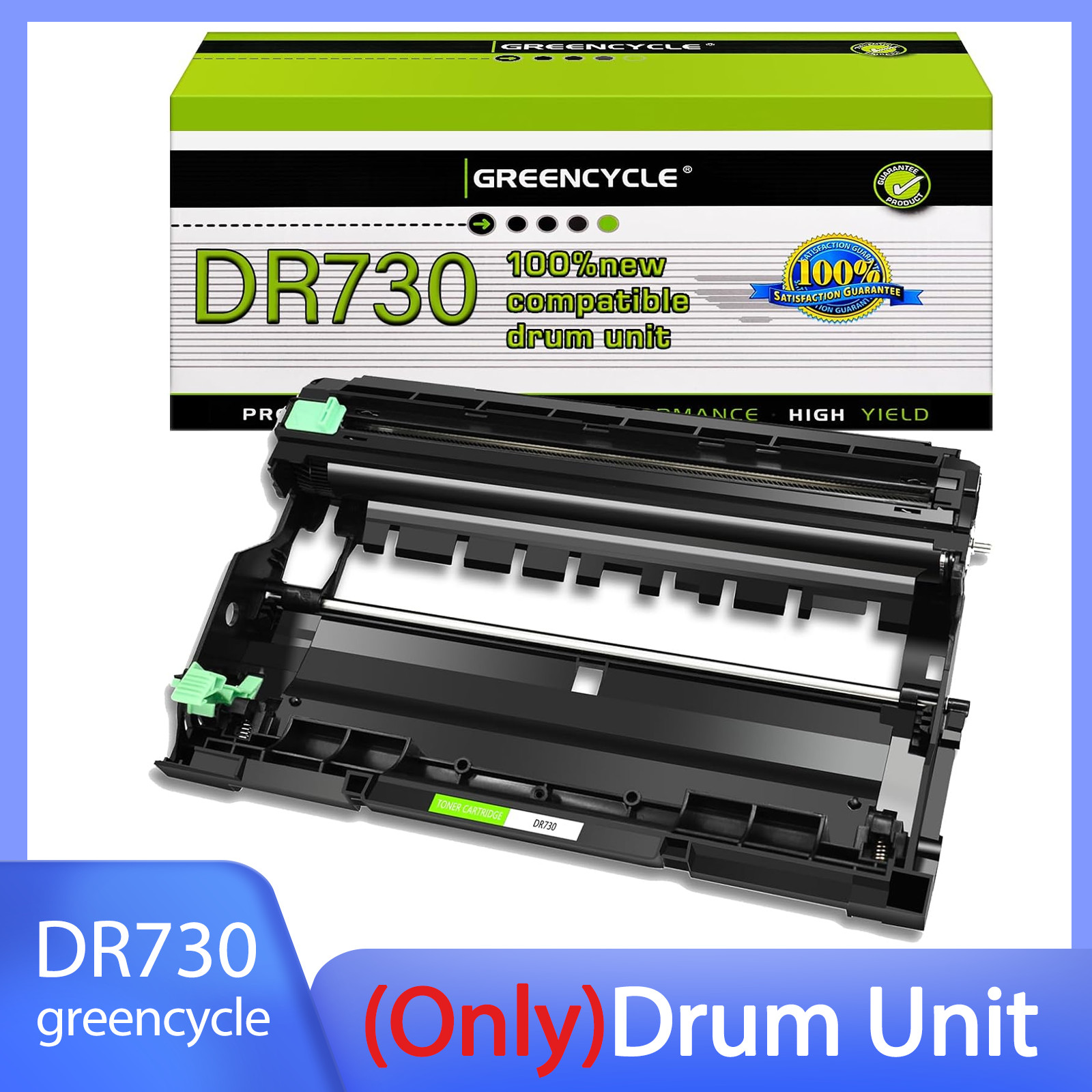 1PK DR730 Black Drum Unit Replacement For Brother DR-730 MFC-L2710DW MFC-L2750DW