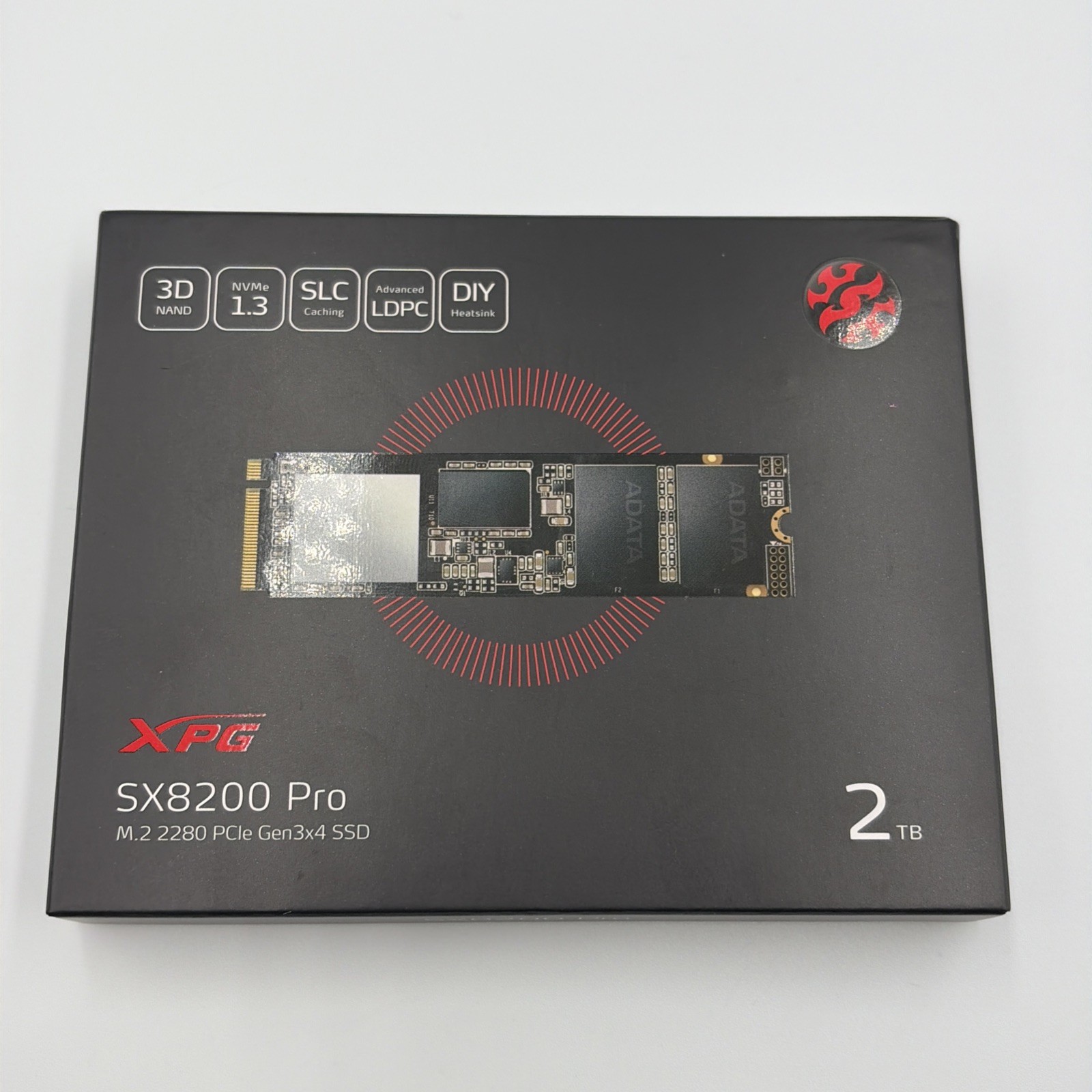 ADATA XPG SX8200 Pro 2TB M.2 2280 PCIe Gen3x4 NVMe SSD ASX8200PNP2TTC NEW
