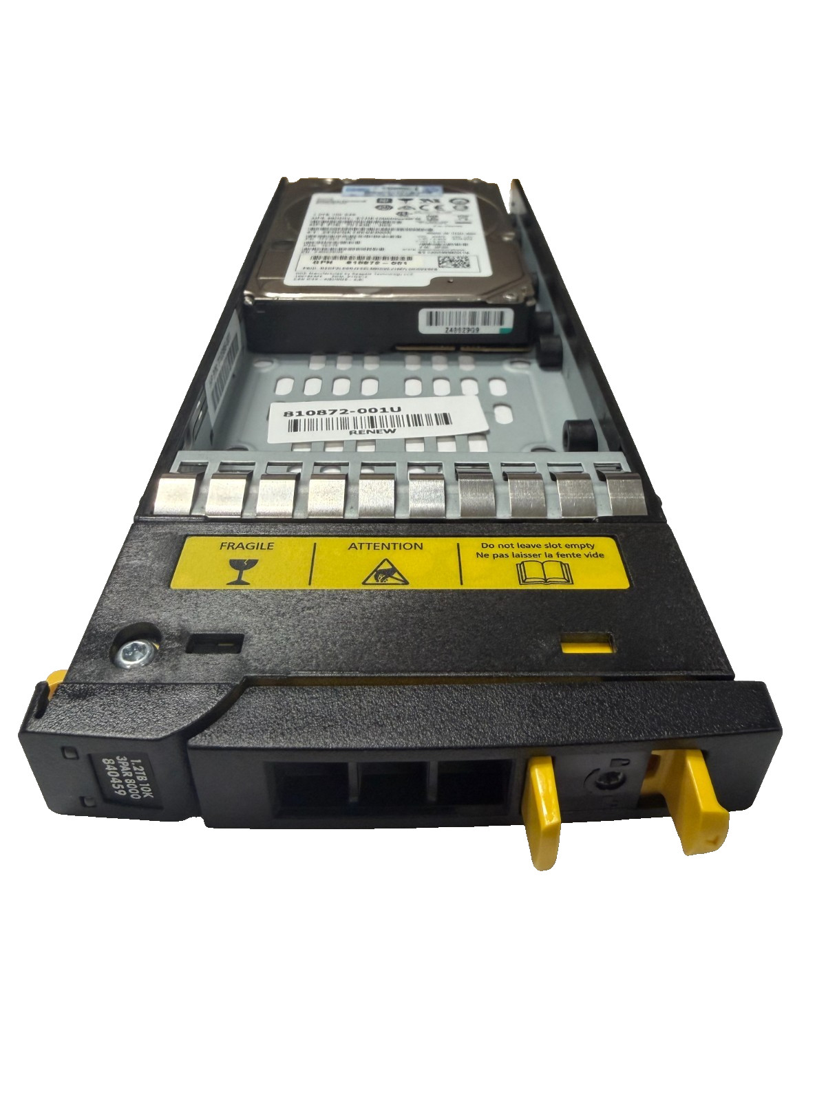 HP 3Par 8000 840459-001 1.2TB 10K 6G SAS SFF 791436-003 810872-001 HDD w/ Tray