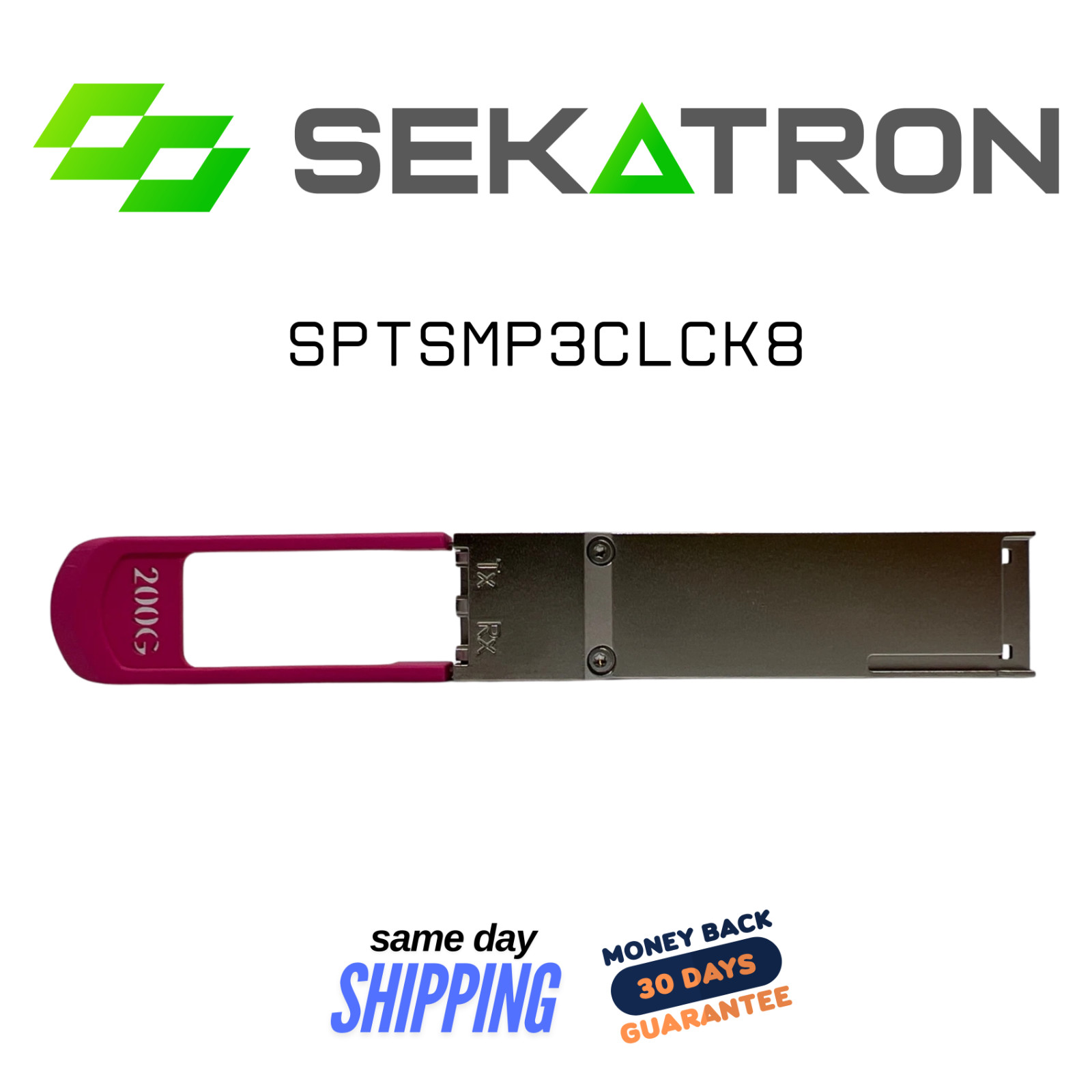 🔭 Intel SPTSMP3CLCK8 200G Optical Transceiver • 200GBASE-FR4 • QSFP56 ⚡FastShip