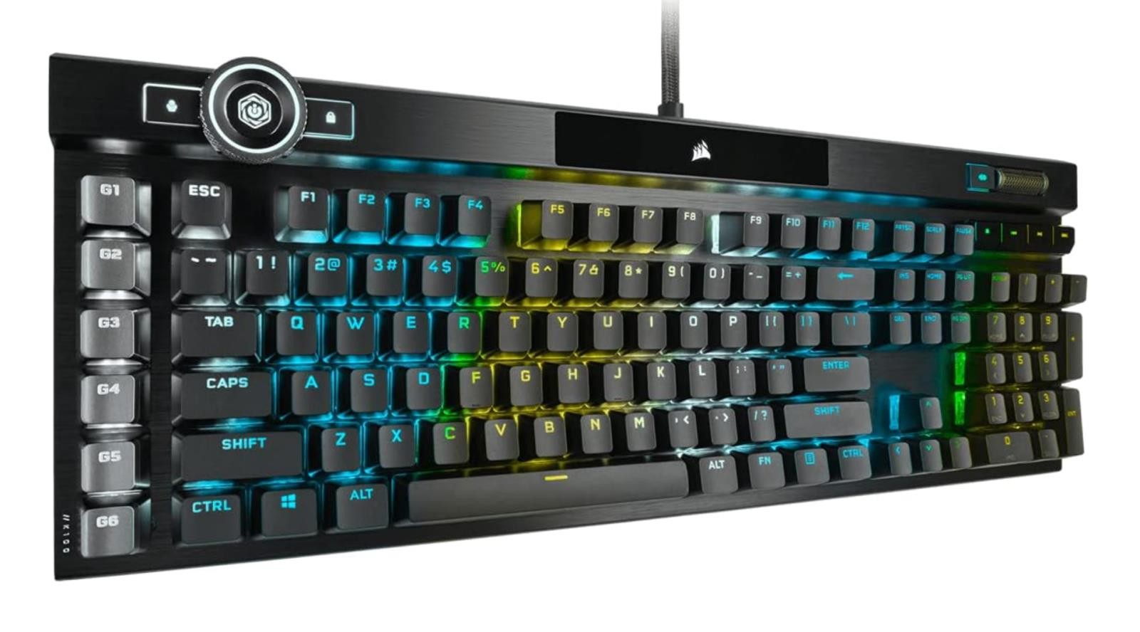 Corsair K100 RGB Optical-Mechanical Gaming Keyboard MX Speed - Black