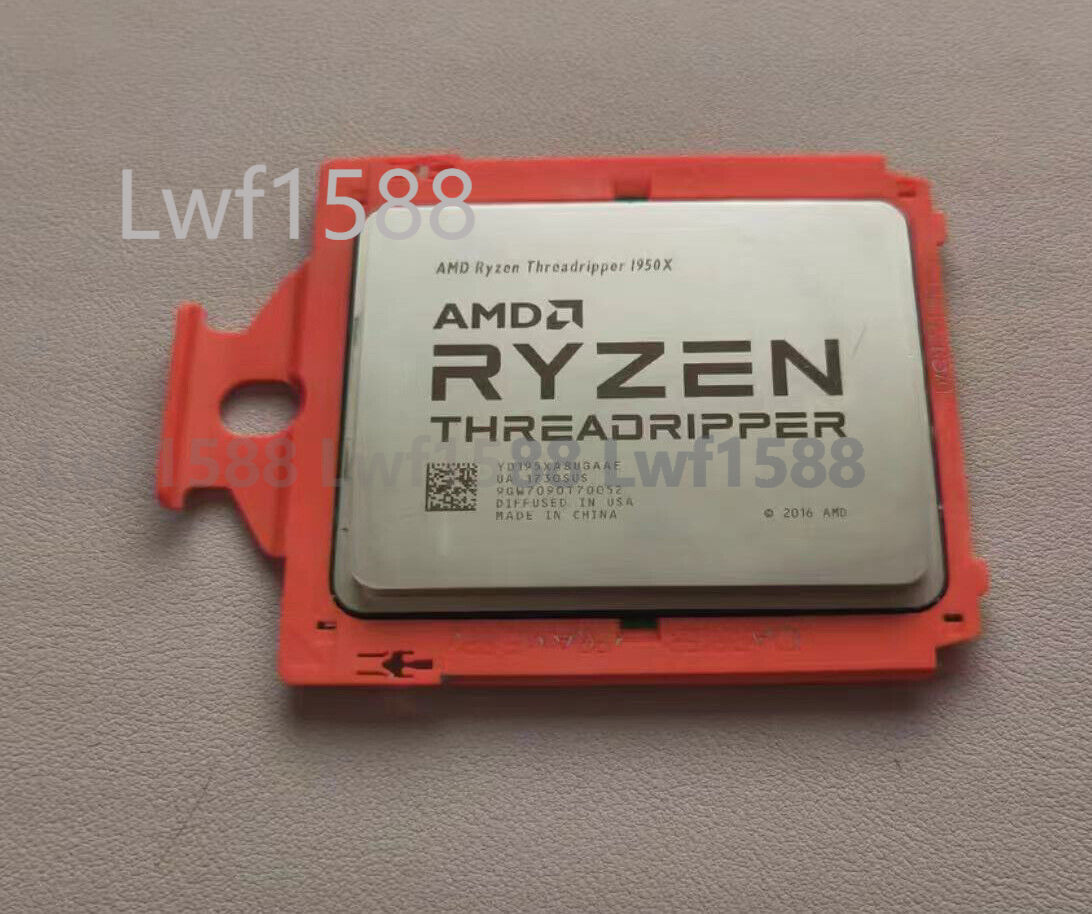 AMD Ryzon Threadripper 1950x 3.40GHz 16-core 32-thread tr4 x399 CPU processor