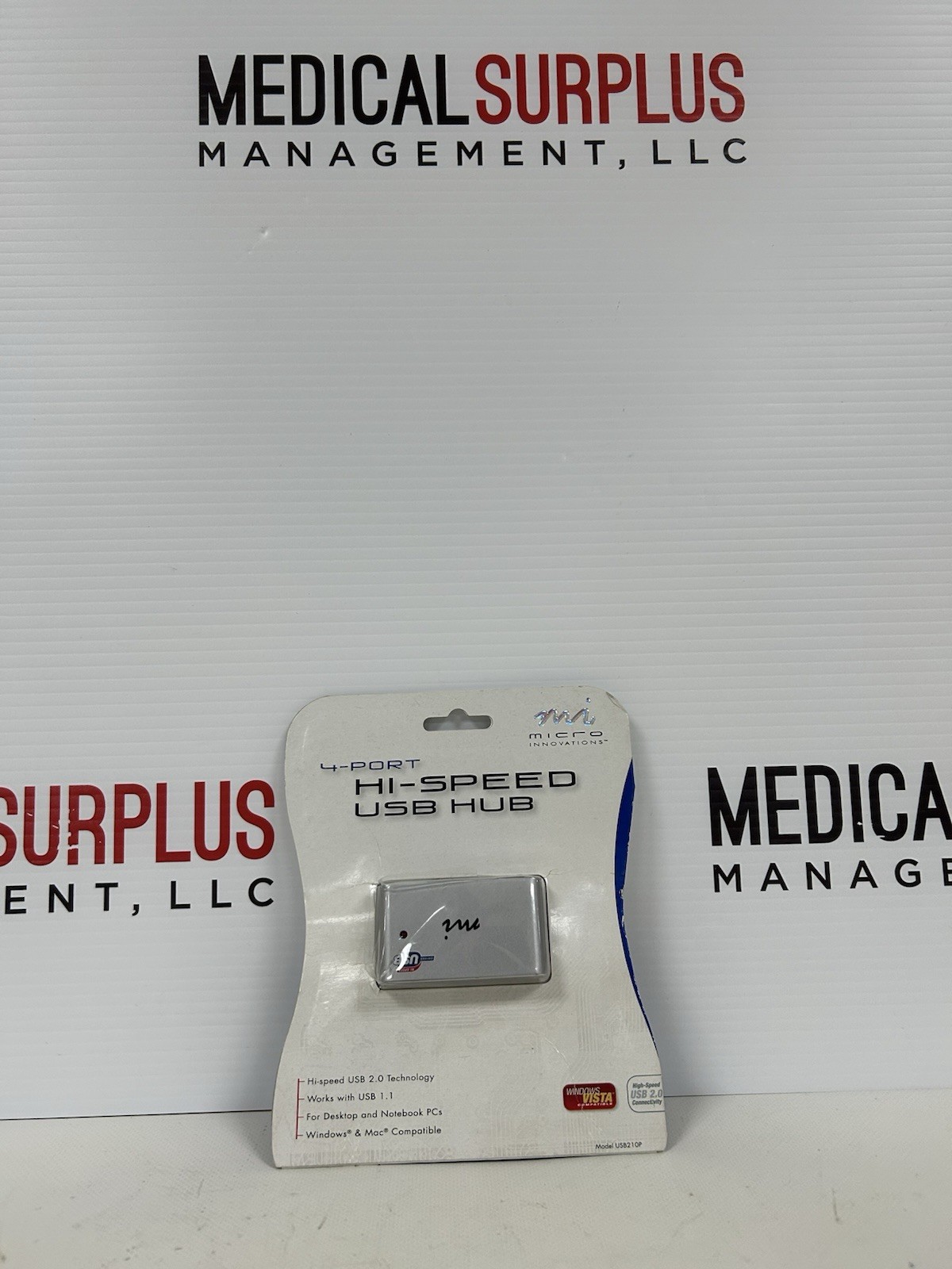 Mi Micro Innovations 4-Port Hi-Speed USB Hub Model No. USB210P