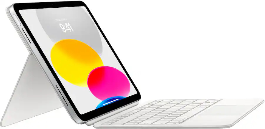 OEM Apple Magic Keyboard Folio for iPad (A16) - MQDP3LL/A - White - In Box VG