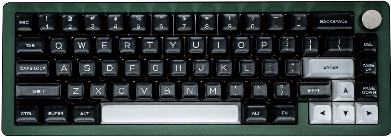 ULTRAEQUIP WOB Keycaps - 160 Keys Double Shot PBT Keycaps Minimalist Style SA Li