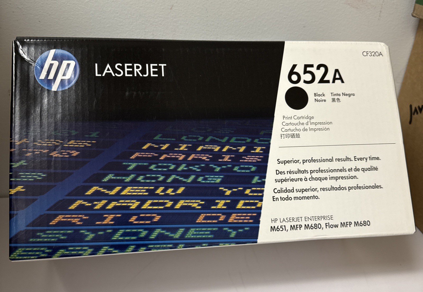 NEW Genuine HP Laserjet 652A CF320A Black Printer Ink Toner Cartridge M651 M680