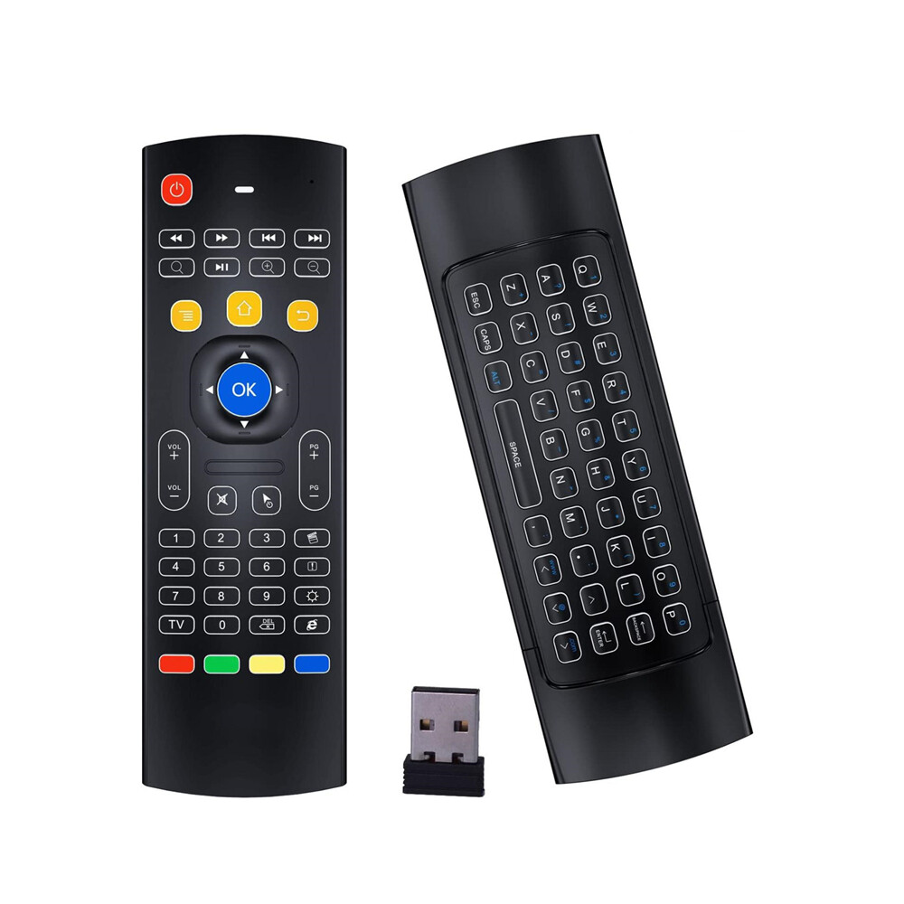 MX3 Backlit Air Mouse Smart Voice Remote Control 2.4G RF Wireless Keyboard Mini