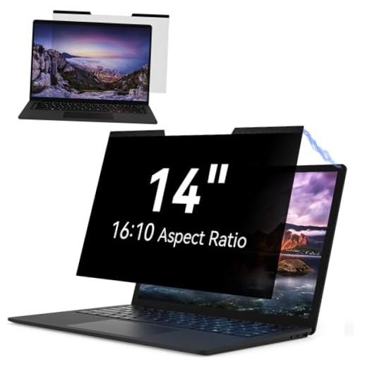 Magnetic Laptop Privacy Screen 14 Inch 16:10 Aspect Ratio 14" (16:10)
