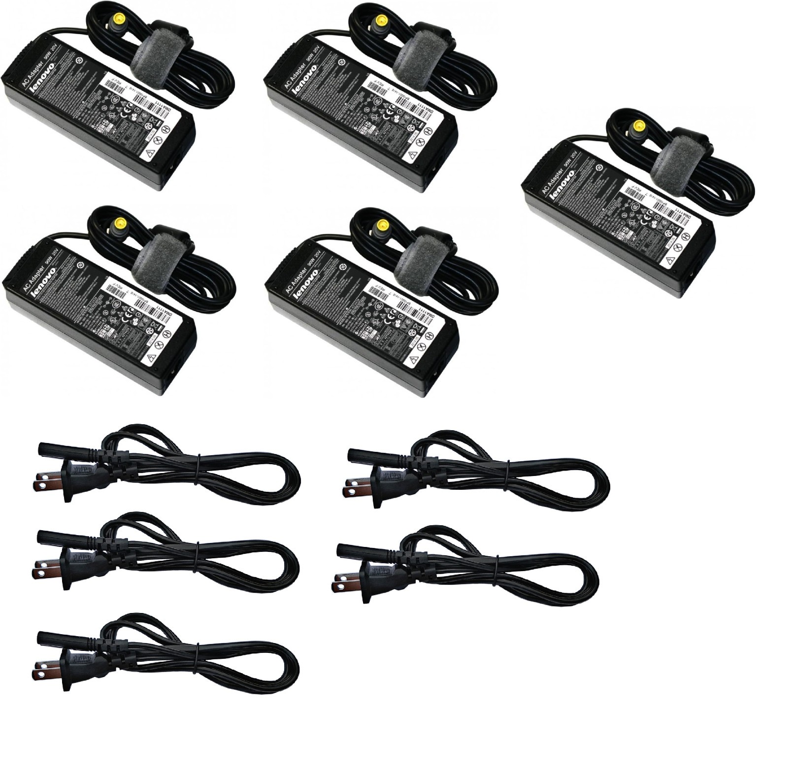 5pcs OEM Lenovo 90W AC DC Adapter for ThinkPad 92P1107 92P1108 Laptop Notebook