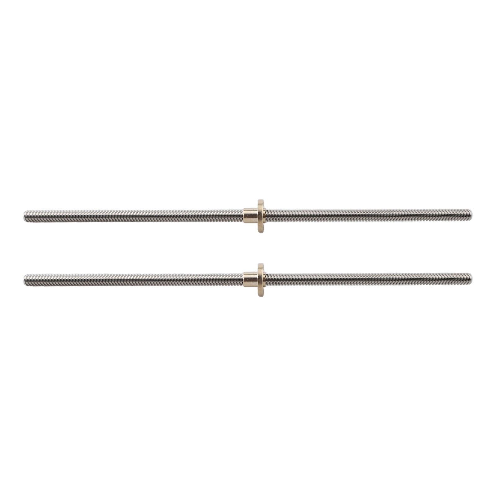 Engineering Solution 2pcs of Stainless Steel Threaded Spindles at 300mm Length
