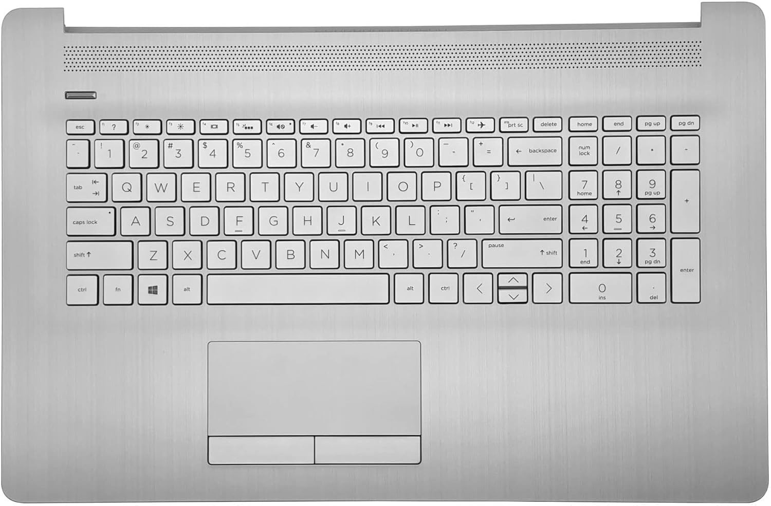 Replacement Upper Case Palmrest for HP 17-by 17T-by 17-CA 17Z-CA 17t-by400 17...