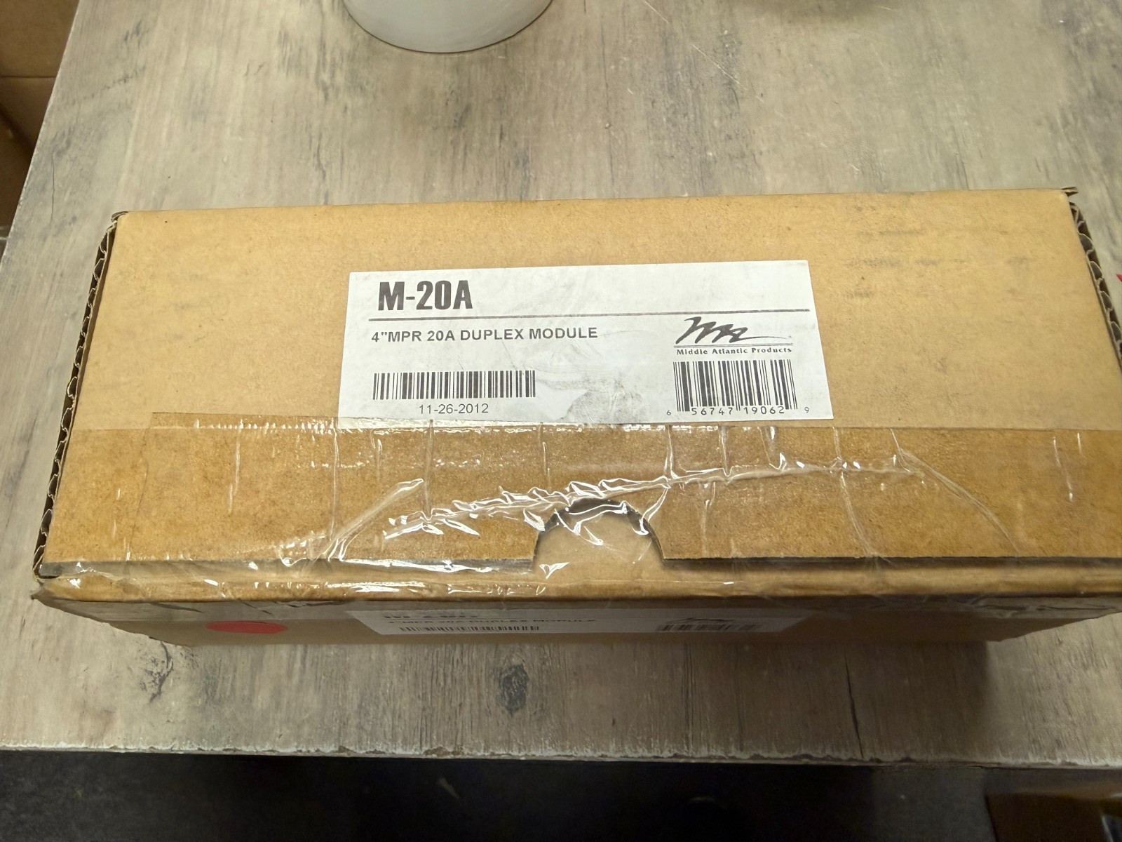 Middle Atlantic Products M-20A Duplex Module 4" MPR 20A NEW