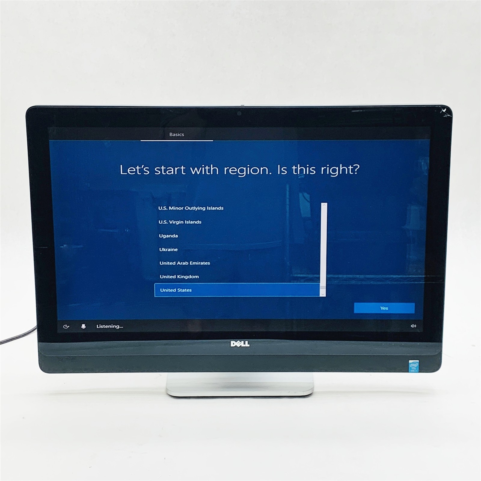 Dell XPS 2720 27" FHD Touch i7-4770S 3.1GHz 16GB RAM 500GB SSD Windows 10 AIO PC