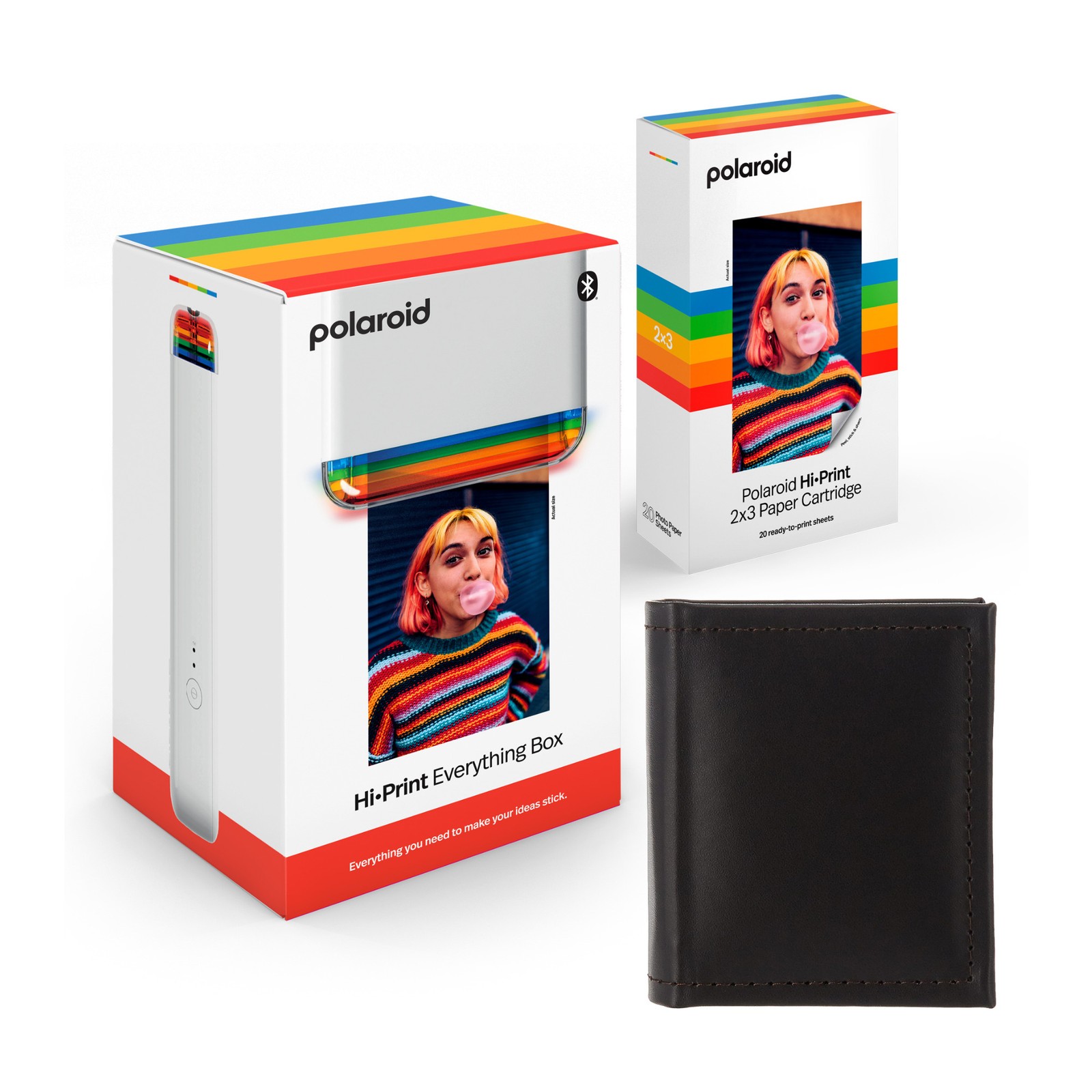 Polaroid Originals Hi Print 2x3 In Pocket Printer 3 Back Paper Album