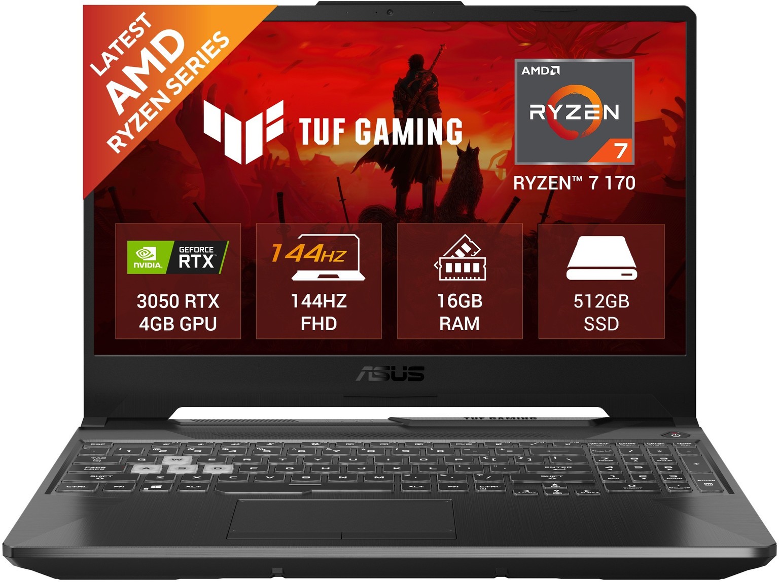 ASUS TUF Gaming A15 (2026) AMD Ryzen 7 170 - (16 GB/512 GB SSD/Windows 11 Home