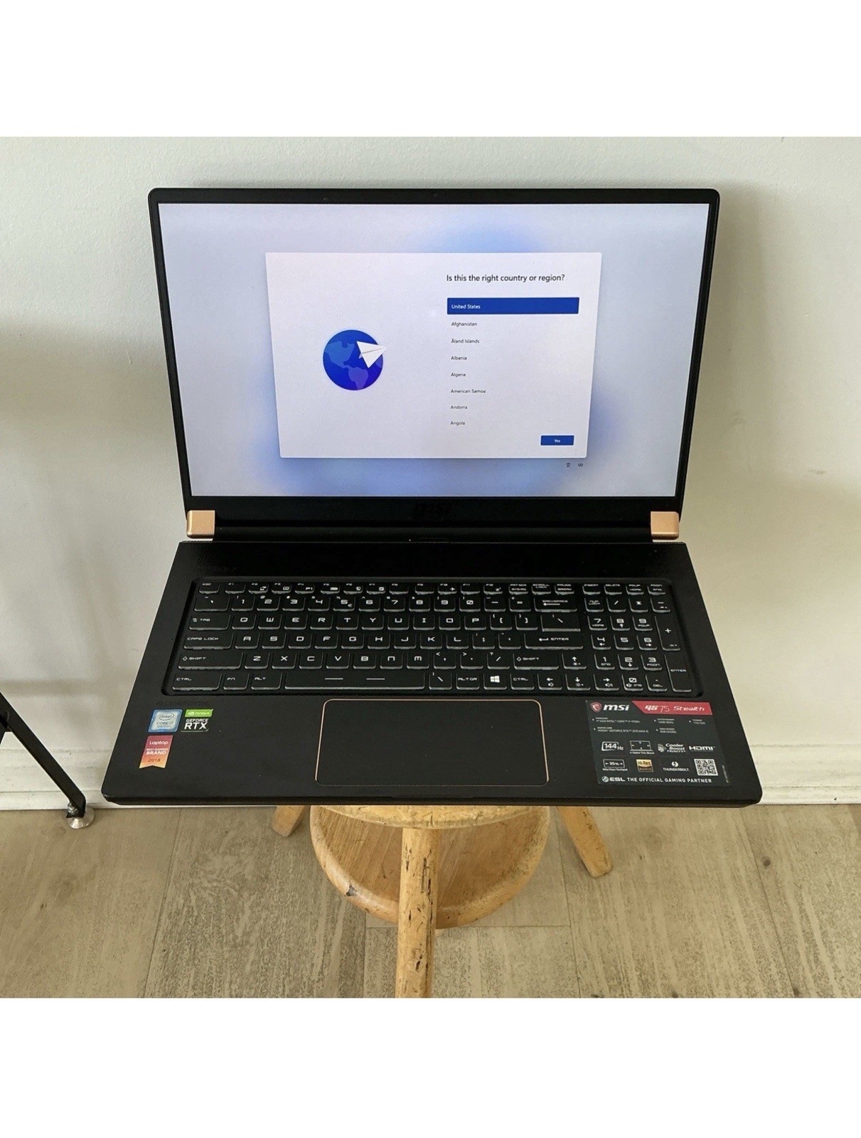 MSI GS75 Stealth 17.3 inch (1 TB, Intel Core i7 9th Gen., 2.60 GHz, 16 GB)...