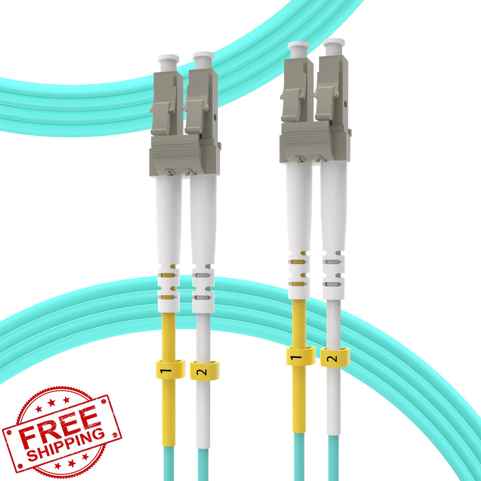 KeepFly Fiber OM4 LC-LC 10m Aqua Cable