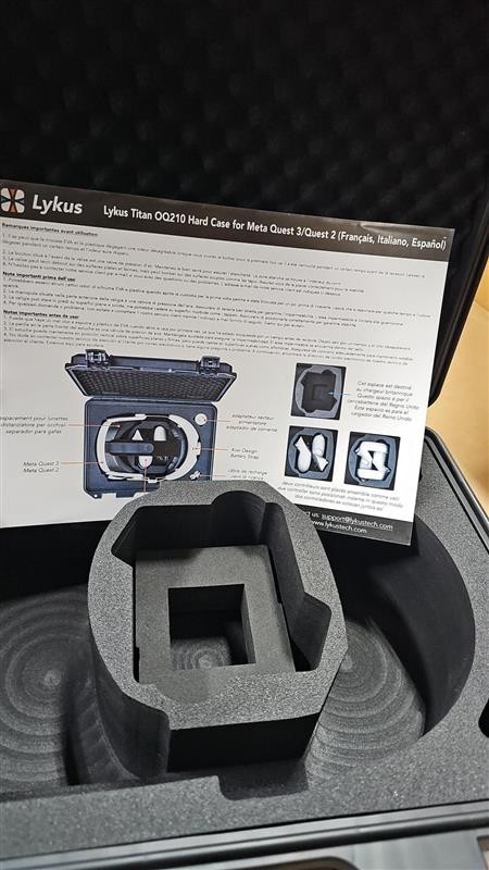Lykus Titan OQ210 Hard Case for Quest 3/2 / WaterProof