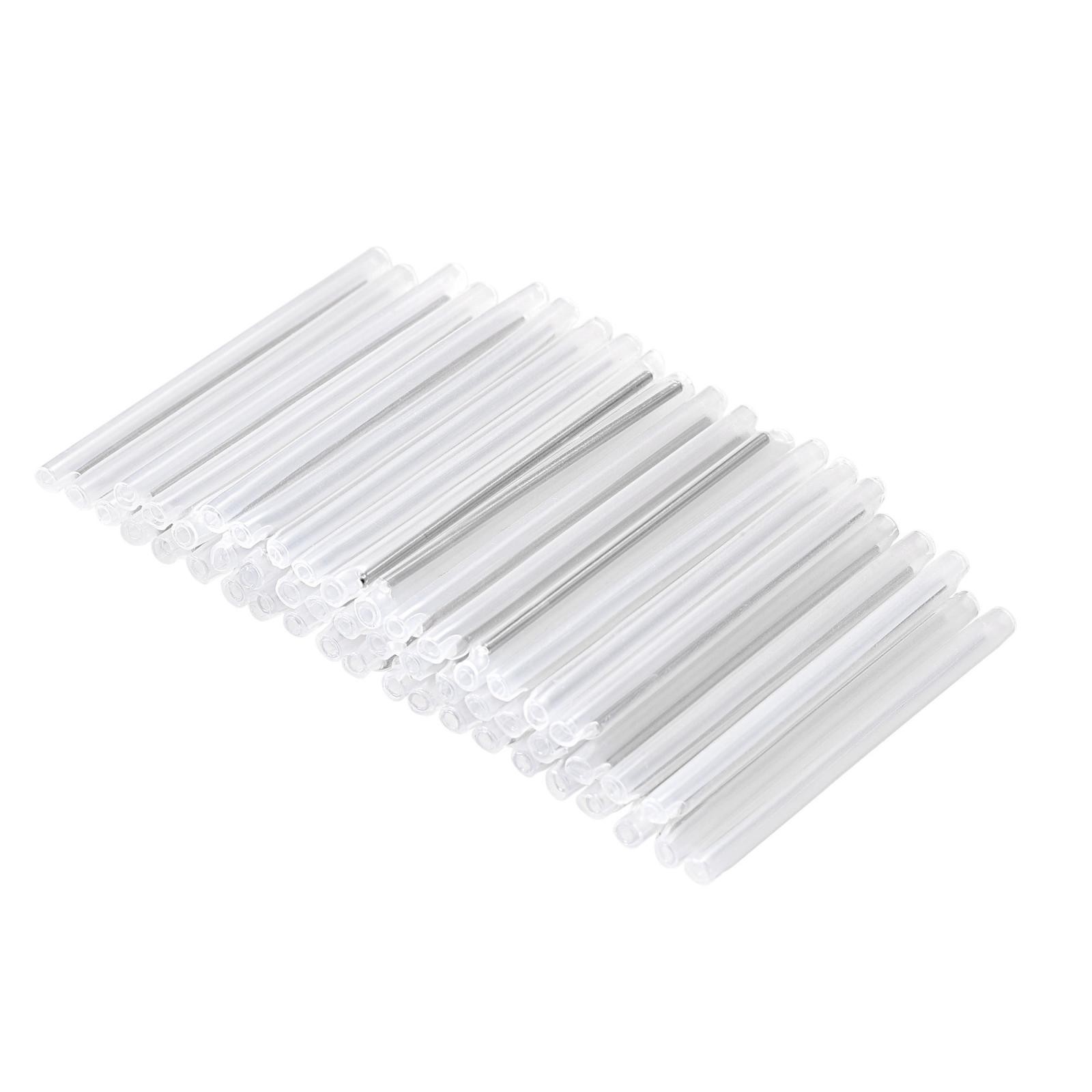 45mm 3mm Fiber Optic Sleeves, End Pre-Shrunk Fusion Splice Tube 1.2mm Rod 50pcs